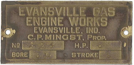 Boy Scout Engine Tag