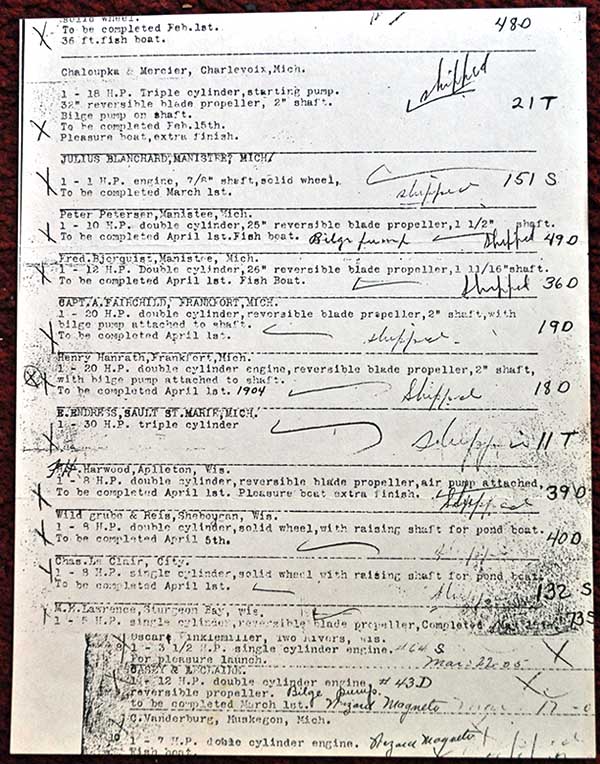 original sales record