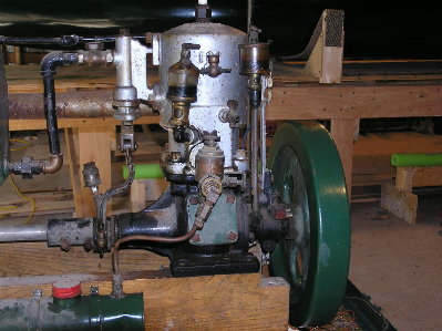 Right side of engine