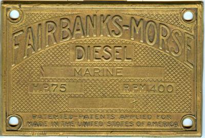 FM model CO Data plate