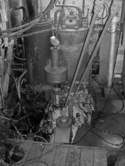 Picture of the engineroom as it looked when we purchased the vessel