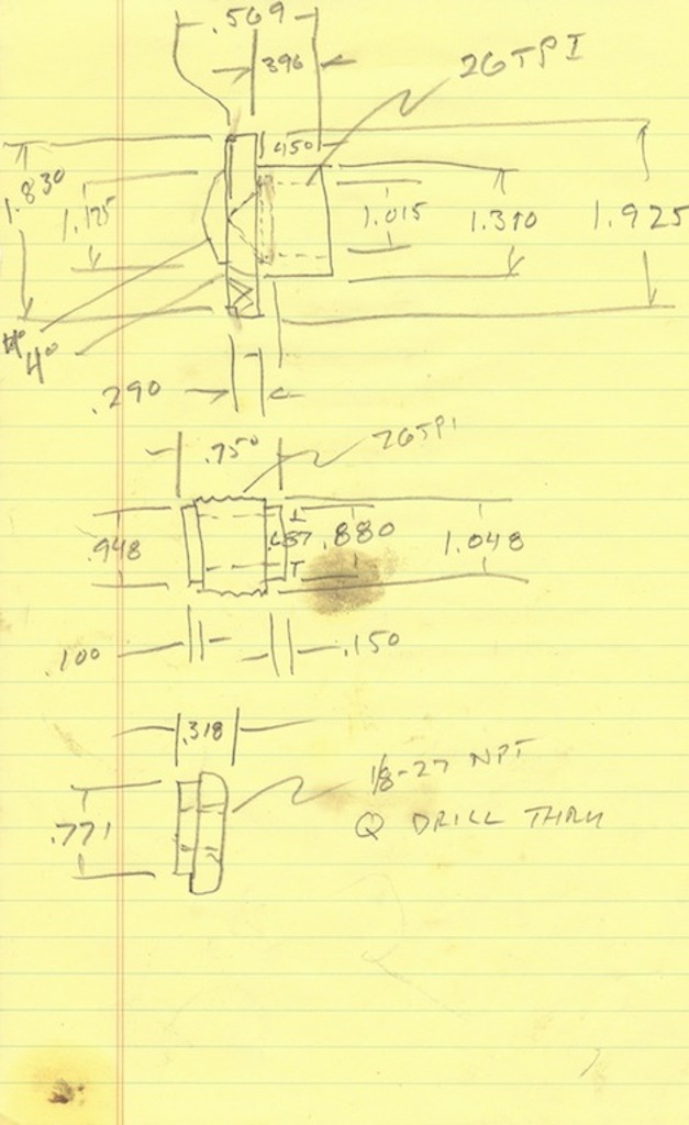 Tank part drawing