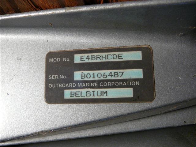 Outboard Johnson Serial Numbers