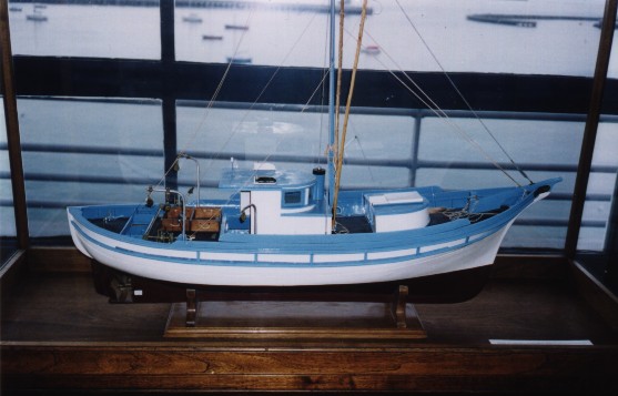 Monterey Fishing Boats at the San Francisco Maritime Museum