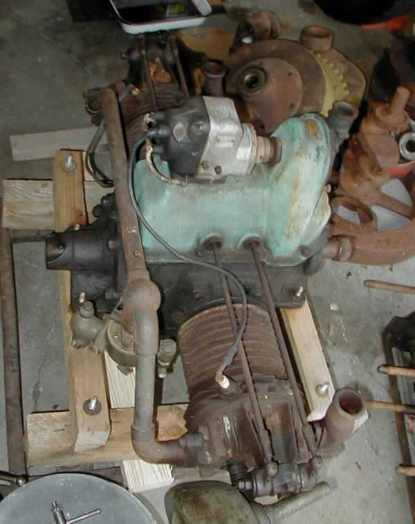 UNIDENTIFIED AIR COOLED TWO CYLINDER OPPOSED ENGINE 