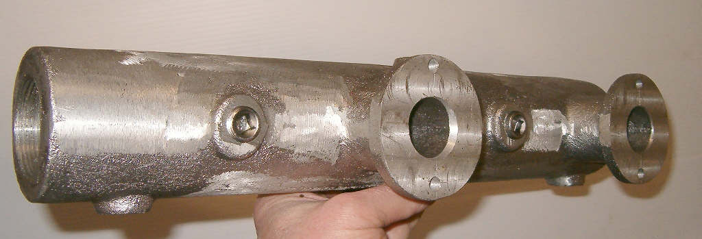 Waterman B2 aluminum exhaust manifold