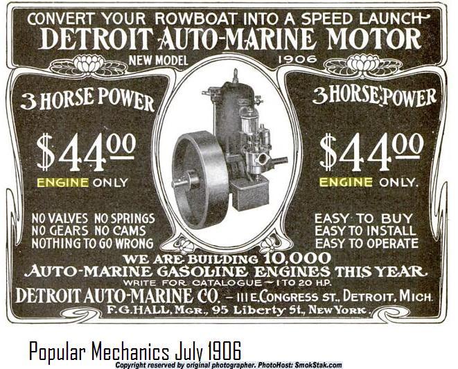 1906 Auto-Marine ad