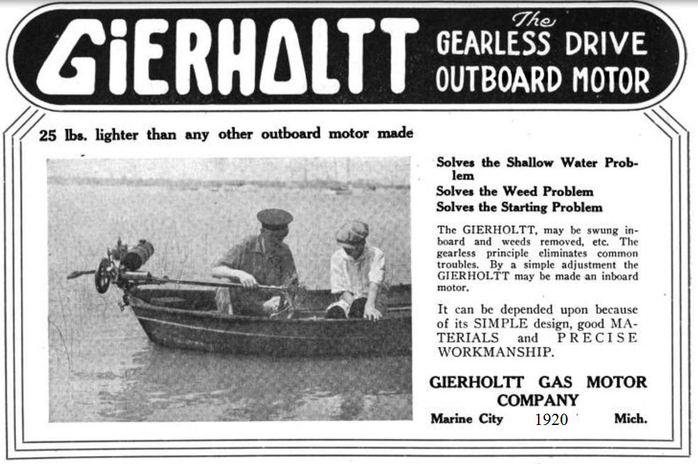 1920-Gierholt-Boat advertisement