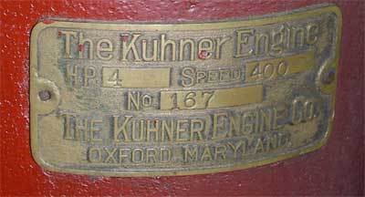 Kuhner Engine Label