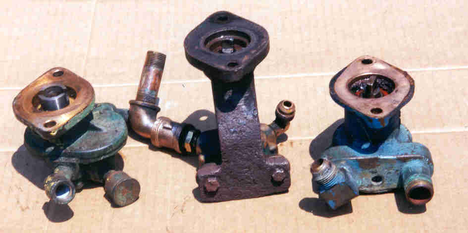 M-60 and P-60 Palmer water pumps. 2 of 2   L to R early, mid year