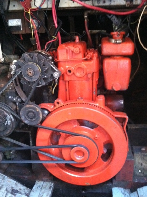 Generator mount on a Sabb