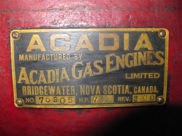 Acadia 7 1/2 Label