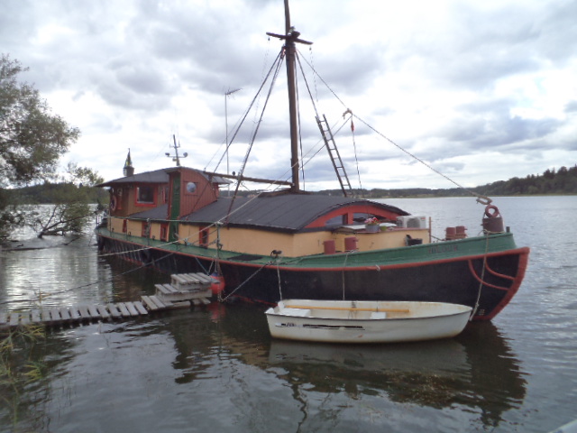 "Hildur" my sister's barge in Sweden