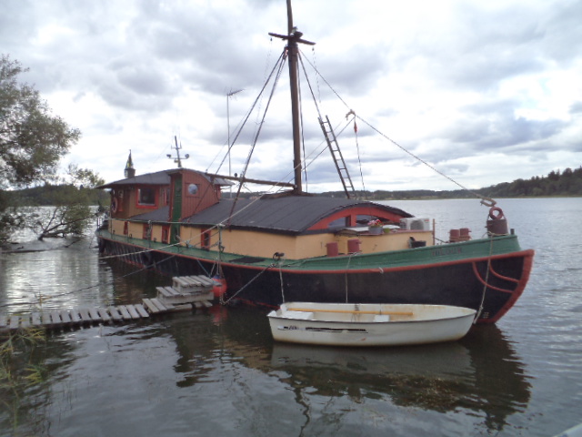 "Hildur" my sister's barge in Sweden