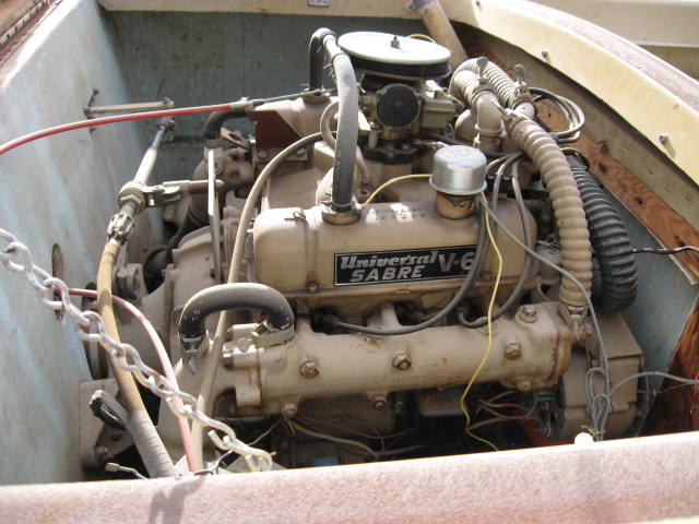 Universal Sabre V6 marine engine