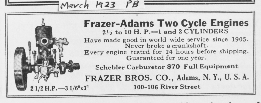 1923 Frazer-Adams Single