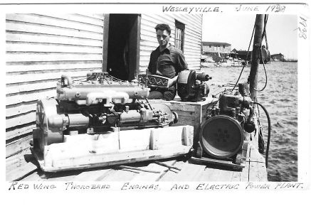 Lloyd with Red Wing Engine