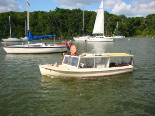 Catalina 15 converted to motorboat