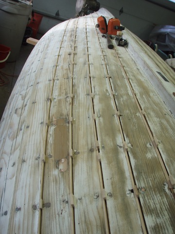 Tuttle hull seam re-build