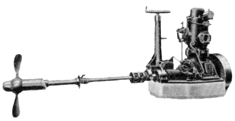 Bolinder oil engine