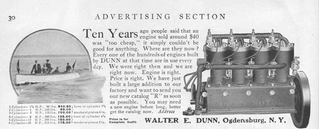 1911 ad submitted by Tom Stranko