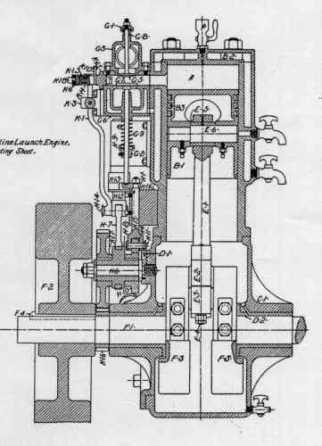 3HP ENGINE - SIDE VIEW